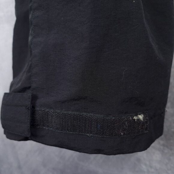 Vintage Spalding Nylon Pants Mens XL Black Cargo Relaxed Basketball Streetwear - Picture 11 of 16